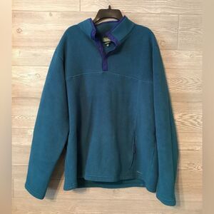 Vintage llbean‎ sweatshirt green mens XL tall